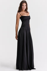 Elegant Cami Backless Maxi Party Dress