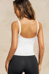 Chic Halter Ribbed Layering Tank Top