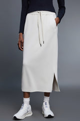 High Waist Split Straight Bodycon Midi Skirt