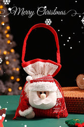 Christmas Creative Knitted Tote Gift Candy Bag