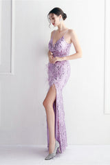 Intricate Beadwork Figure Hugging Gown Formal Dress