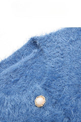 Oversized Short Knit Cardigan