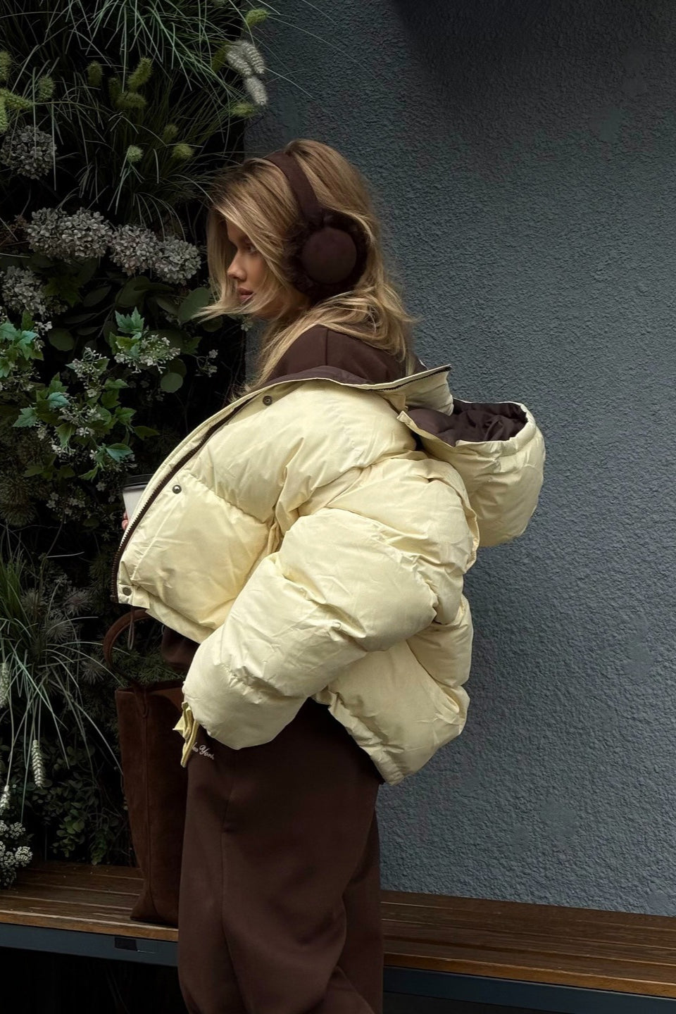 Relaxed Fit Puffy Puffer Jacket