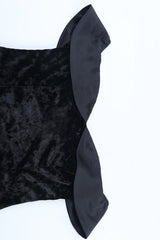 Sexy Off Shoulder Backless Velvet Bodycon Mini Dress