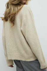 Soft V Neck Relaxed Fit Sweater