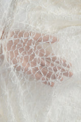 Plunge Neck Cutout Lace Sleeve Bodysuit Shorts Set