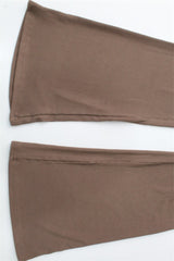 Sexy Spaghetti Strap Top Low Rise Bootcut Pants Set