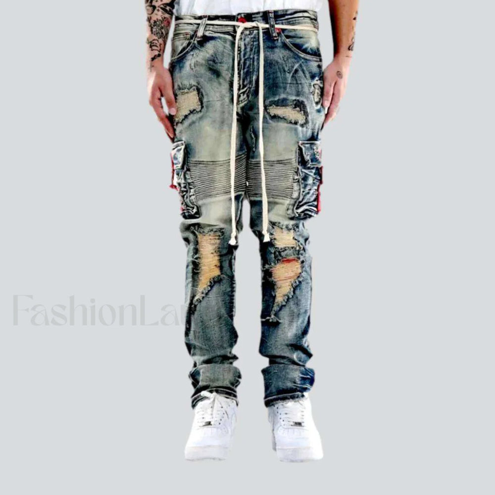 Fashion men vintage jeans jeans
