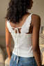 Angel Wing Lace Tie Back Tank Top
