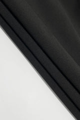 Solid Asymmetrical Neck Cutout Tie Fitted Bodycon Mini Dress