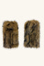 Raccoon Faux Fur Mid Calf Boot Cuffs