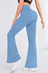 High-Waisted Stretch Flared Yoga Leggings