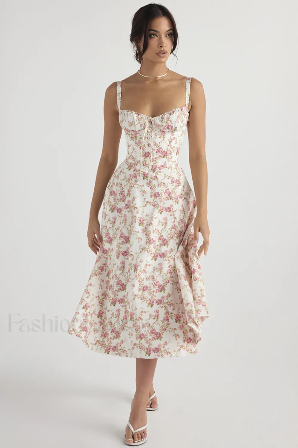 Floral Elegant Print Sundress