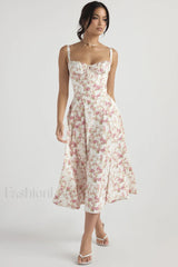 Floral Elegant Print Sundress