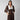 Floral Print Slit Tight Waist A line Dress Elegant Short Sleeve Doll Collar Dress Secondary image