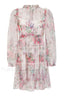 Floral Wonder Stylish Micro Mini Dress S / Apricot