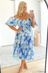 Flossy Elegant Midi Dress