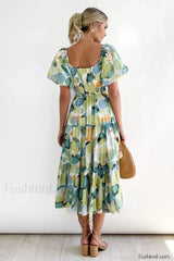 Flossy Elegant Midi Dress