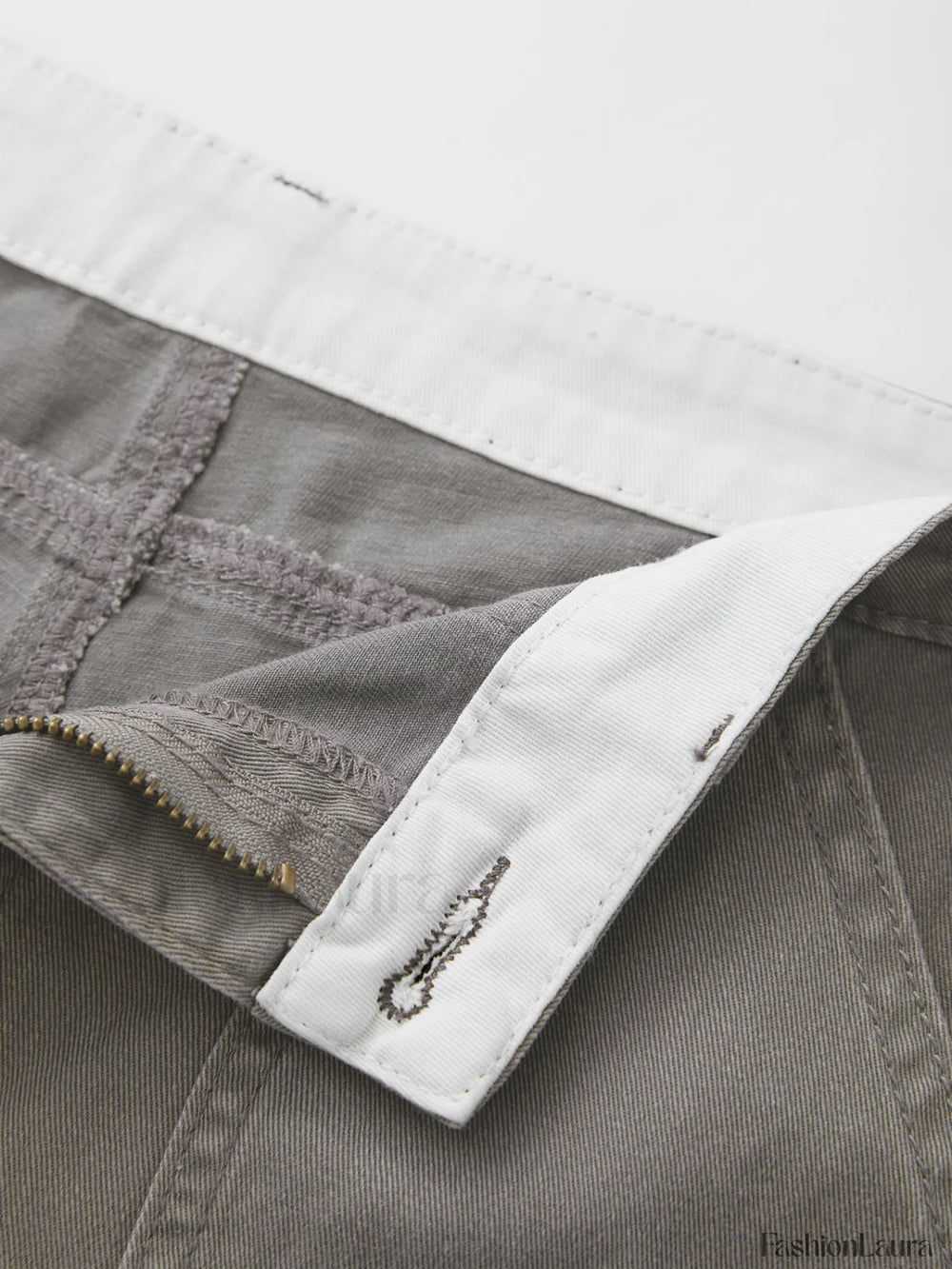 Fold Over Waist Y2K Straight Leg Pants Straight Leg Pants