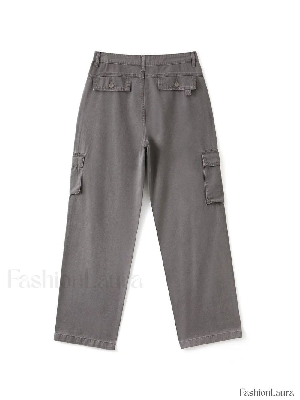 Fold Over Waist Y2K Straight Leg Pants Straight Leg Pants