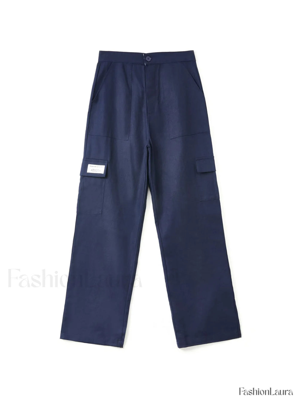 Fold Over Waist Y2K Straight Leg Pants Straight Leg Pants