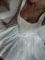 French Elegant Solid Short Dress White / XS Dresses