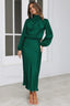 From The Source Charming High Neck Bridal Dress S / Emerald