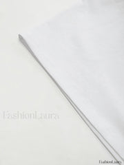 Fruity Butterfly Print Crop Top Tops&Tees