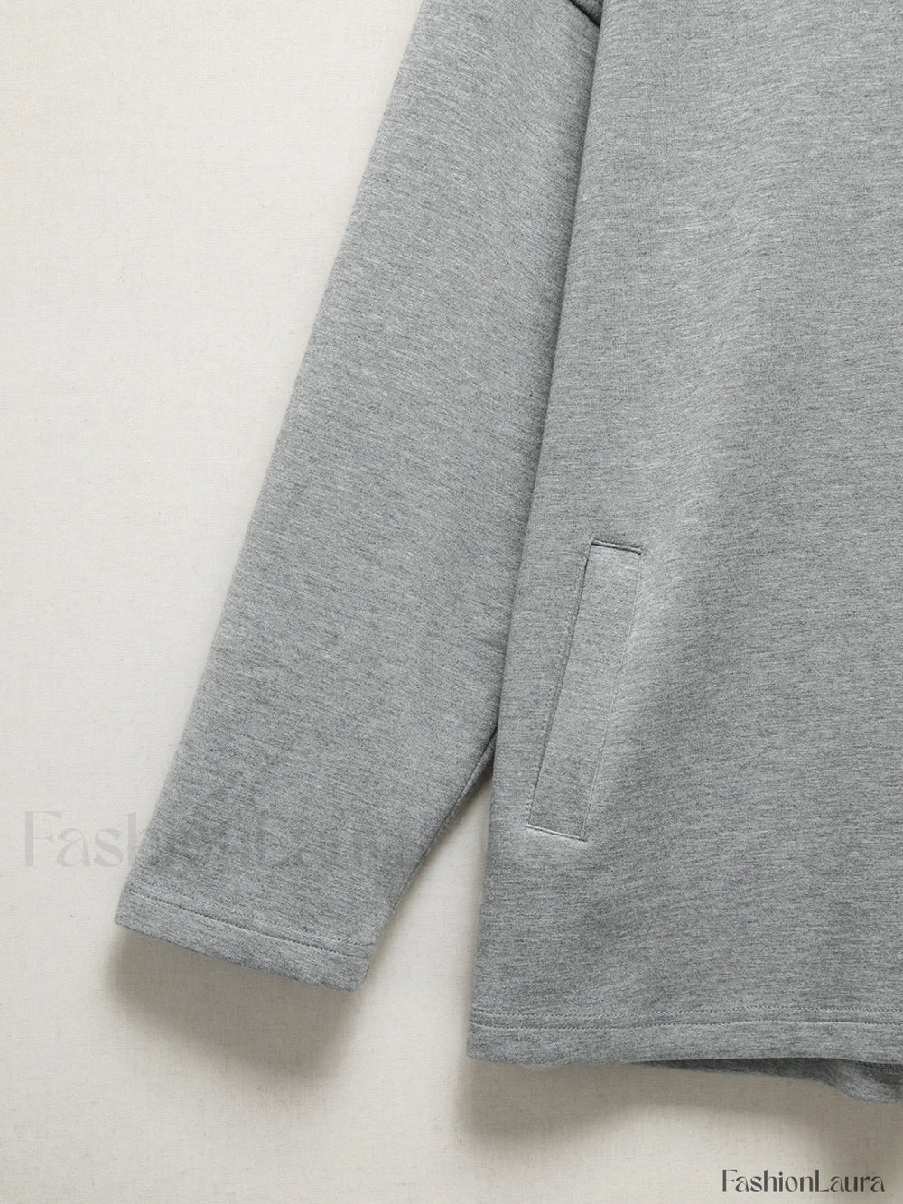 Half Zip Graceful Double Pockets Hoodie Sweatshirts