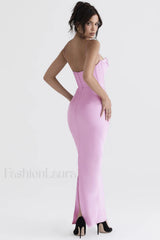 Herringbone Elegant Corset Dress