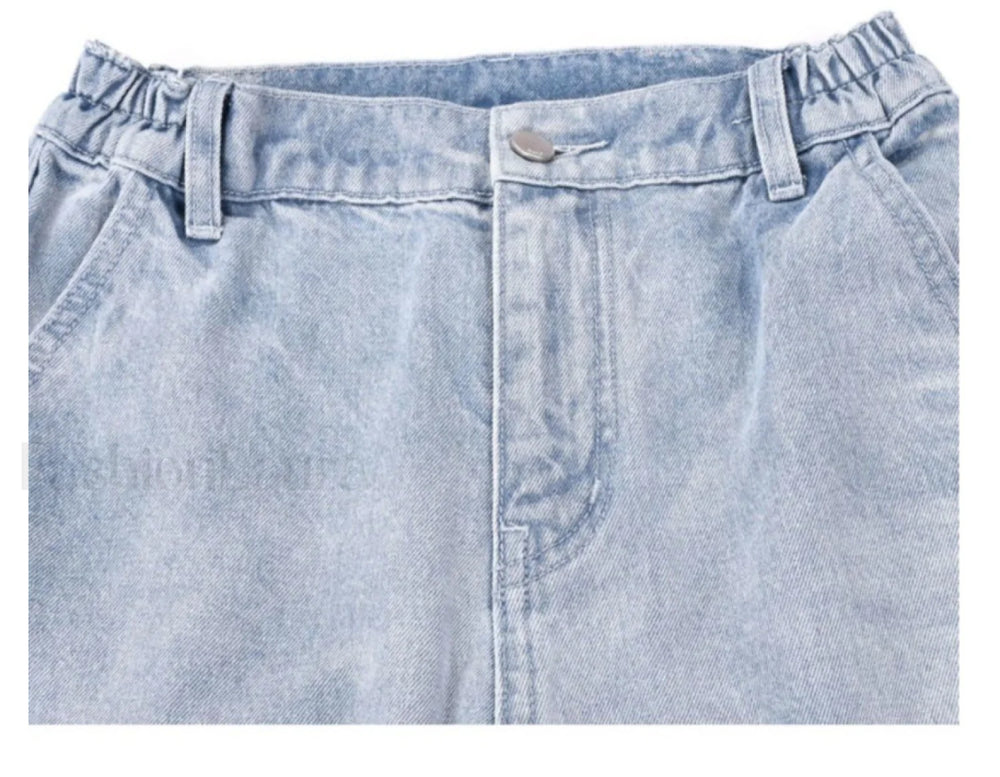 High Street Retro Trendy Loose And Wide Jeans women clothing