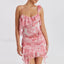 Hit Color Slim Skirt Two Piece Set PINK VEST / S