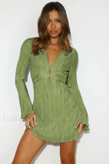 Horizons Elegant Meet Dress S / Moss Green