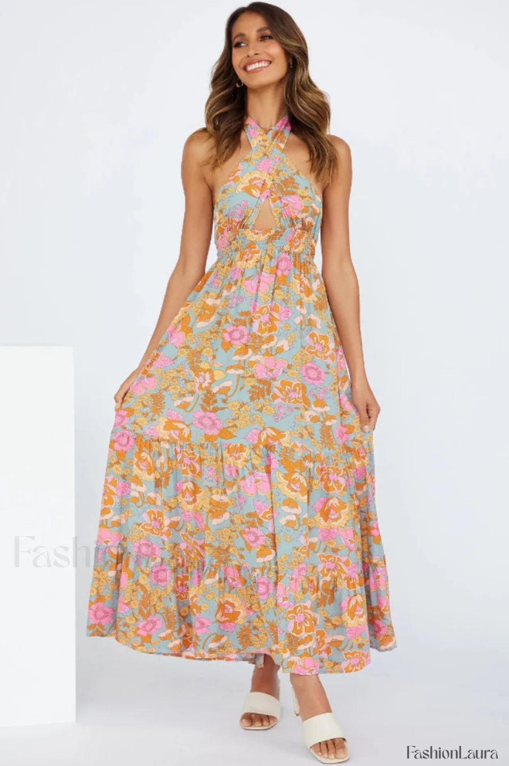 Important Piece Stylish Maxi Dress S / Sage
