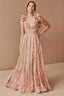 Indy Elegant Chiffon Dress S / Pink