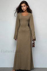 Jaye Long Stylish Sleeve Maxi Dress
