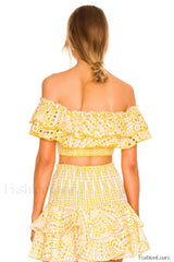 Jessica Bara Stylish Vanessa Ruffle Set