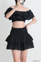 Jessica Bara Stylish Vanessa Ruffle Set