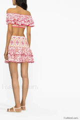 Jessica Bara Stylish Vanessa Ruffle Set