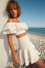 Jessica Bara Stylish Vanessa Ruffle Set