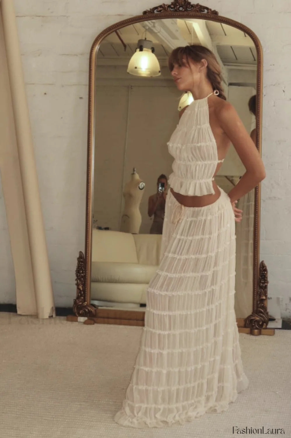 Julie Bella Top Charming & Skirt Set