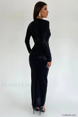 Juliette Metallic Stylish Tie Front Dress