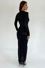 Juliette Metallic Stylish Tie Front Dress