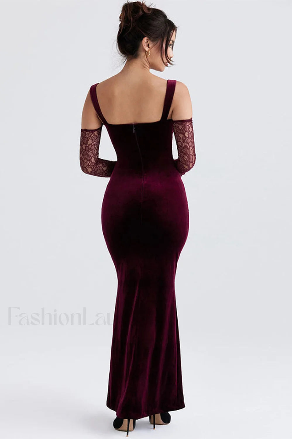 Kaia Evening Stylish Velvet Maxi Dress