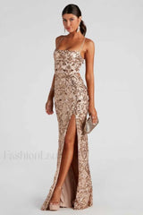 Kinsley Formal Stylish Sequin Mermaid Dress