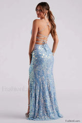 Kinsley Formal Stylish Sequin Mermaid Dress