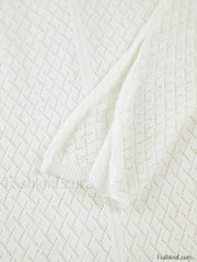Knitted Cover Graceful Up Beach Dress Sweaters L