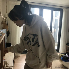 Kpop Harajuku Vintage Aesthetic Hoody Sweatshirts & Hoodies L