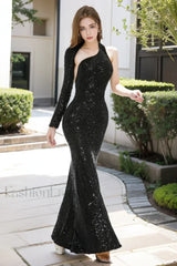 Kylee Bodycon Fit Charming Sequin Maxi Dress