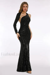 Kylee Bodycon Fit Charming Sequin Maxi Dress
